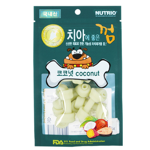[뉴트리오] 치아에 좋은껌-코코넛80g (1타-20봉)(1박스-120봉)